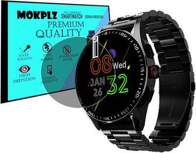 MOKPLZ Screen Guard for FIRE BOLTT INVINCIBLE PLUS SMARTWATCH(Pack of 1)