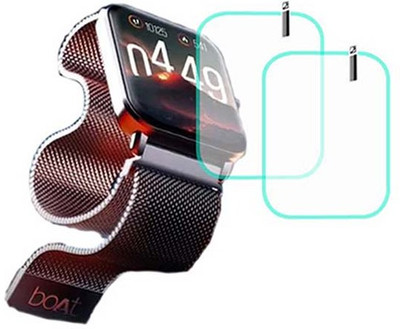 MOKPLZ Screen Guard for BOAT WAVE FURY SMARTWATCH(Pack of 2)