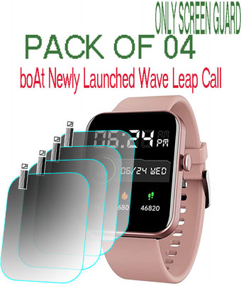 HIDEOUS Screen Guard for boAt Wave Leap Call(Pack of 4)
