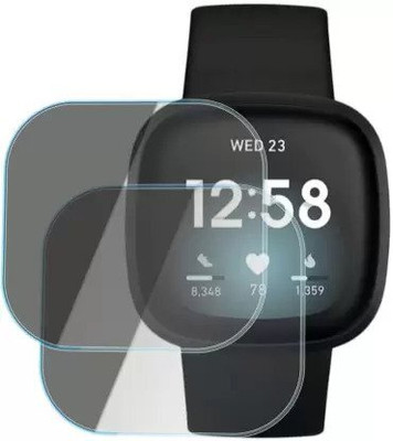 Aleena Screen Guard for FITBIT Versa 3 Smartwatch(Pack of 2)