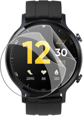 CUBES Screen Guard for Realme Watch S| 33 mm | Soft and Flexible | Touch Sensitive | Unbreakable | Ultra Thin| Edge To Edge TPU Film ( Not Tempered Glass )(Pack of 2)