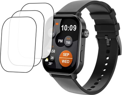 TWUAOP Screen Guard for BEATXP UNBOUND PRO SMARTWATCH(Pack of 3)