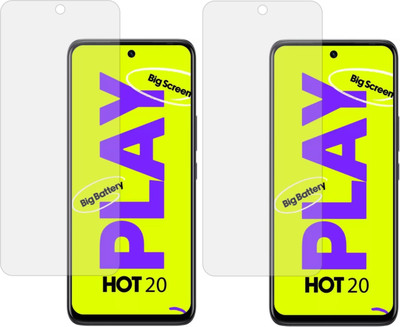 Ten To 11 Screen Guard for Infinix Hot 20 Play(Pack of 2)