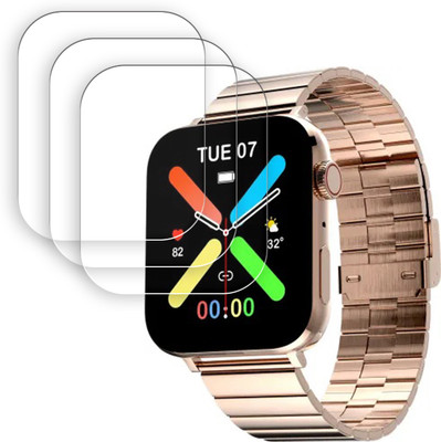 SOMTONE Screen Guard for Fire-Boltt Zenith 1.78 inch SMARTWATCH SCREEN GUARD(Pack of 3)