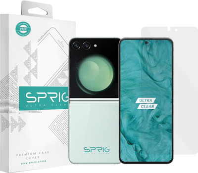 Sprig Screen Guard for Sprig Screen Guard for Samsung Galaxy Z Flip4 5G, Samsung Galaxy, Z Flip4 5G (Clear, Pack of 1)(Pack of 1)
