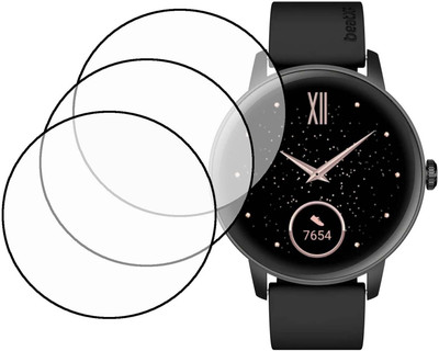 MOKPLZ Screen Guard for BEATXP VECTOR SMARTWATCH(Pack of 3)