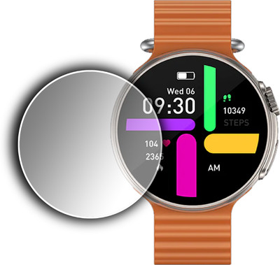 ejzatex Screen Guard for FIRE BOLTT ASTEROID SMARTWATCH, SCREEN GUARD(Pack of 1)
