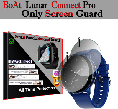 HIDEOUS Screen Guard for boAt Lunar Connect Pro(Pack of 2)