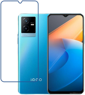 DVMART Screen Guard for 9H Crystal Clear vivo iQOO Z6x(Pack of 1)
