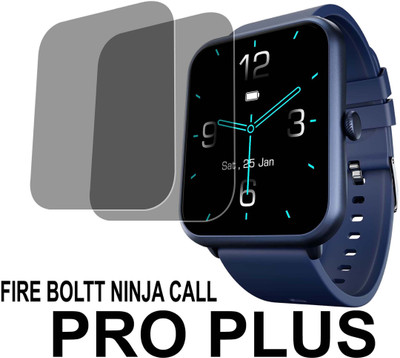 TWUAOP Screen Guard for FIRE BOLTT NINJA CALL PRO PLUS(Pack of 2)