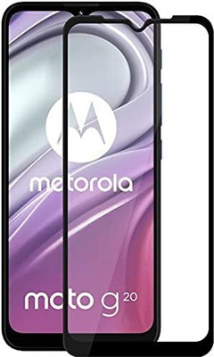 VAKIBO Edge To Edge Tempered Glass for Moto G20(Pack of 1)