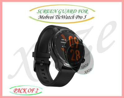 XAZE Screen Guard for Mobvoi TicWatch Pro 5 Smartwatch(Pack of 2)