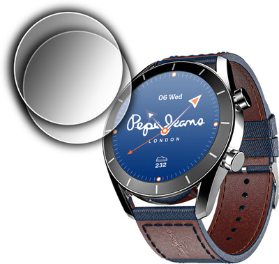 EJZATI Screen Guard for PEBBLE X PEPE JEANS SMARTWATCH, SCREEN GUARD(Pack of 2)