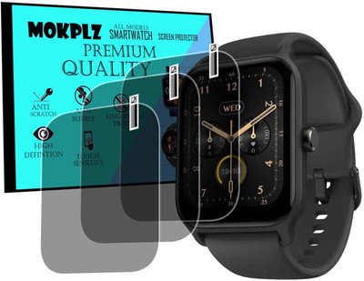 MOKPLZ Screen Guard for FASTRACK REFLEX NITRO SMARTWATCH(Pack of 3)