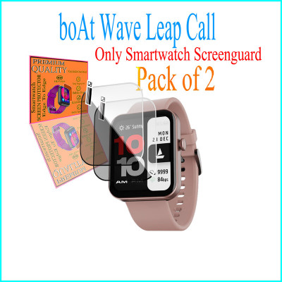 daffin Screen Guard for boAt Wave Leap Call(Pack of 2)