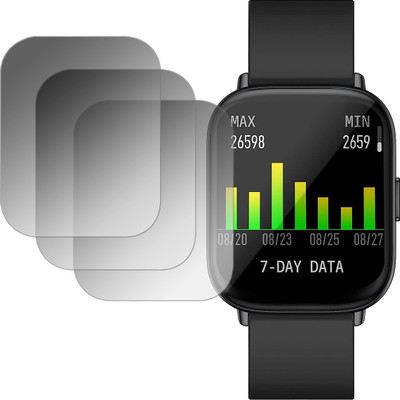 EJZATI Screen Guard for Zebronics Zeb-FIT5220CH Smart Fitness Watch, SCREEN GUARD(Pack of 3)
