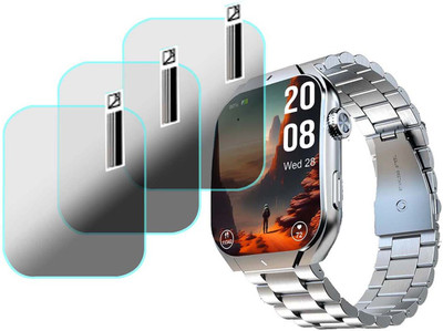 MOKPLZ Screen Guard for BEATXP UNBOUND CURV SMARTWATCH(Pack of 3)