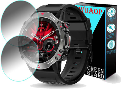 TWUAOP Screen Guard for PEBBLE COSMOS QUEST SMARTWATCH(Pack of 2)