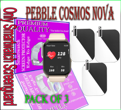 daffin Screen Guard for Pebble Cosmos Nova(Pack of 3)