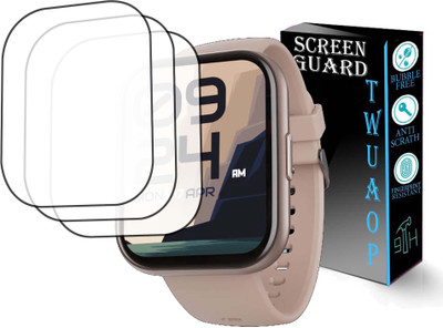 TWUAOP Screen Guard for BOAT WAVE NEO PLUS SMARTWATCH(Pack of 3)