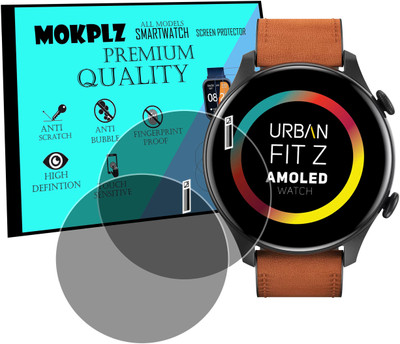 MOKPLZ Screen Guard for URBAN FIT Z SMARTWATCH(Pack of 2)