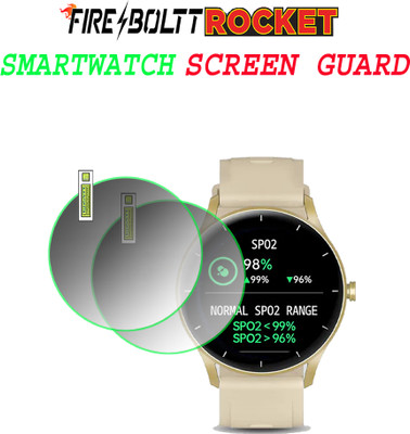 EJZATI Screen Guard for fire boltt rocket smartwatch(Pack of 2)