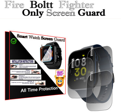 daffin Screen Guard for Fire Boltt Fighter(Pack of 3)
