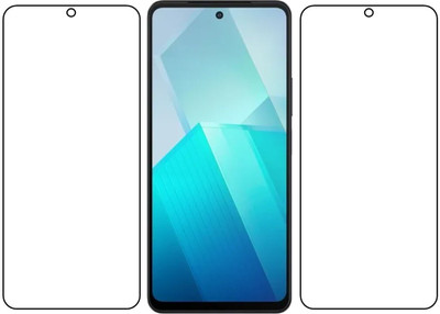 ARMORX Tempered Glass Guard for IQOO Z9 TURBO Smart Mobile Plastic And Fiber Impossible Tempered Glass IQOO Z9 TURBO(Pack of 1)