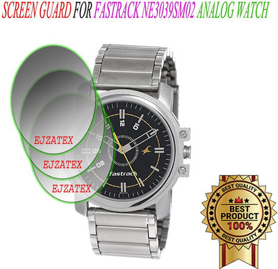 ejzatex Screen Guard for FASTRACK NE3039SM02 ANALOG WATCH(Pack of 3)