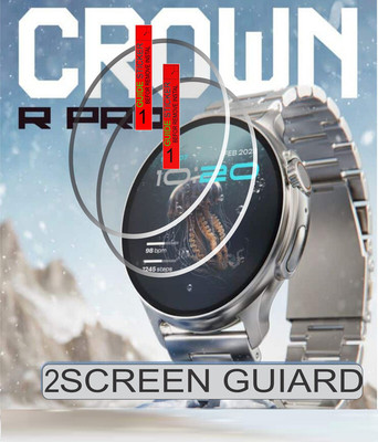 GLAMEECH Screen Guard for BOULT CROWN R PRO SMARTWATCH(Pack of 2)