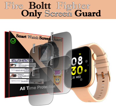 HIDEOUS Screen Guard for Fire Boltt Fighter(Pack of 4)