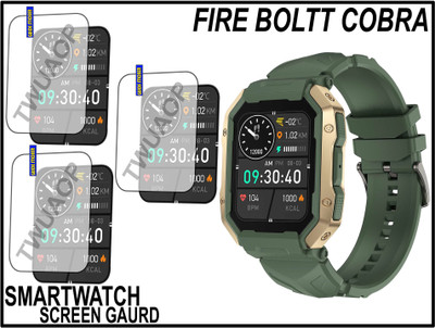 TWUAOP Screen Guard for FIRE BOLTT COBRA(Pack of 3)