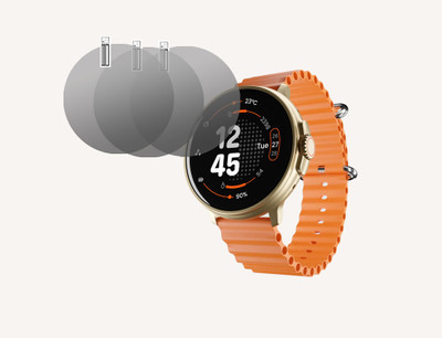 hirdesh Screen Guard for Ambrane Wise Rush(Pack of 3)