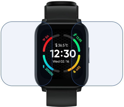 DVTECH Screen Guard for Crystal Clear realme TechLife Watch S100(Pack of 2)