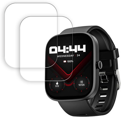 SOMTONE Screen Guard for boAt Wave Convex 1.96 inch Smartwatch Screen Protector | Anti-Scratch | Edge to Edge Full Coverage | 9H Hardness | Screen Guard(Pack of 2)