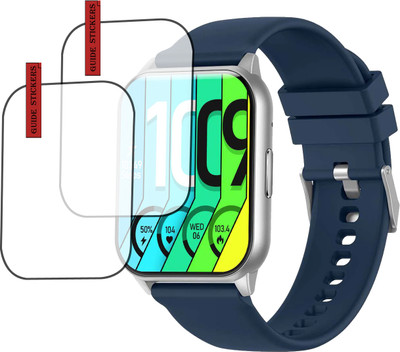ejzatex Screen Guard for PEBBLE COSMOS NOVA SMARTWATCH, SCREEN GUARD(Pack of 2)
