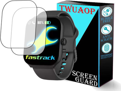 TWUAOP Screen Guard for FASTRACK REVOLTT FS1 MAX SMARTWATCH(Pack of 2)