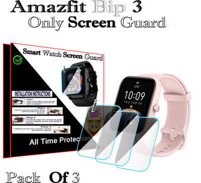 HIDEOUS Screen Guard for Amazfit Bip 3(Pack of 2)