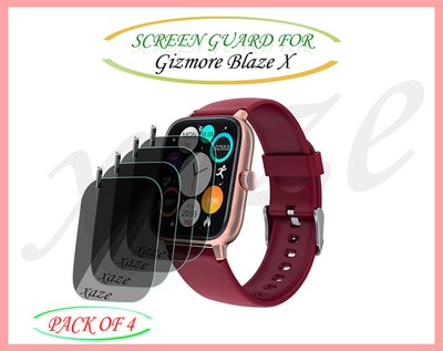 XAZE Screen Guard for Gizmore Blaze X Smartwatch(Pack of 4)