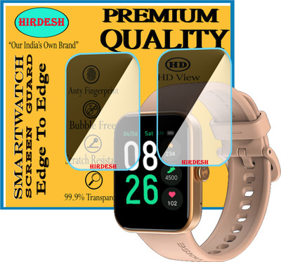 hirdesh Screen Guard for Noise ColorFit Pulse Go Buzz(Pack of 2)