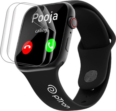 LIGHTWINGS Screen Guard for Ptron Force X12S 1.85 inch SMART WATCH(Pack of 2)
