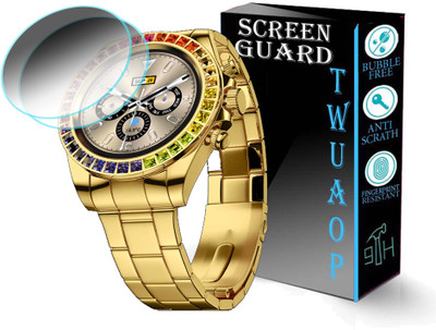 TWUAOP Screen Guard for FIRE BOLTT BLIZZARD ULTRA SMARTWATCH(Pack of 2)