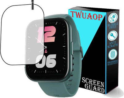 TWUAOP Screen Guard for BOAT WAVE ACTIVE SMARTWATCH(Pack of 1)