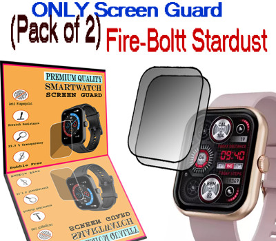 HIDEOUS Screen Guard for Fire Boltt Stardust(Pack of 2)