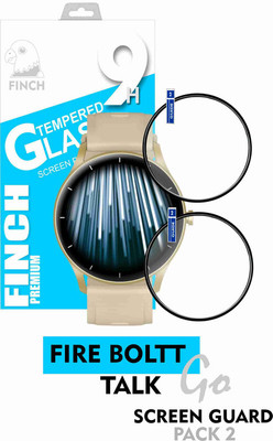 KANCHA Screen Guard for FIRE BOLTT TALK GO(Pack of 2)