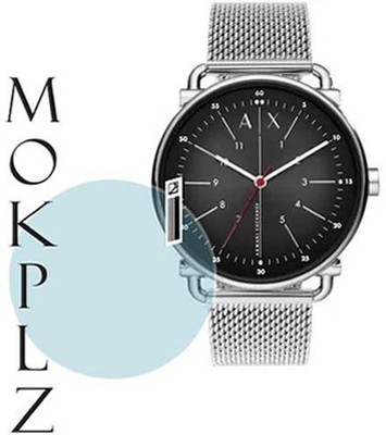 MOKPLZ Screen Guard for ARMANI EXCHANGE ROUND ANALOG BLACK WATCH(Pack of 1)