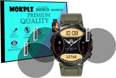 MOKPLZ Screen Guard for FIRE BOLTT SPHERE SMARTWATCH(Pack of 3)