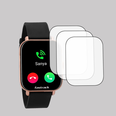 EJZATEX Screen Guard for FASTRACK REFLEX VOX 2 SMARTWATCH, SCREEN GUARD(Pack of 3)