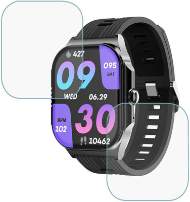 MOKPLZ Screen Guard for PEBBLE ALIVE SMARTWATCH(Pack of 2)