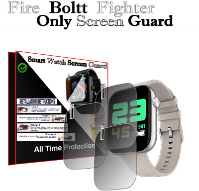 HIDEOUS Screen Guard for Fire Boltt Fighter(Pack of 3)